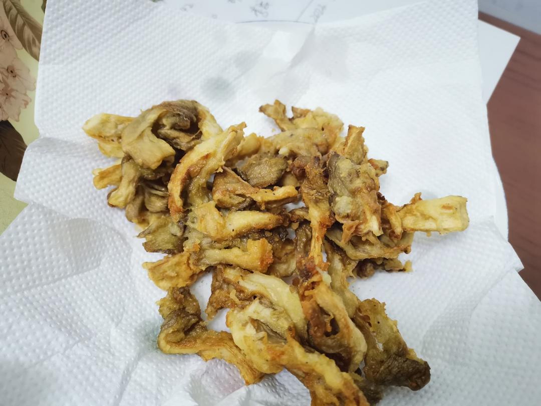 软炸蘑菇（平菇）