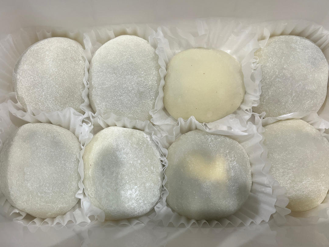 紫米馅的雪媚娘