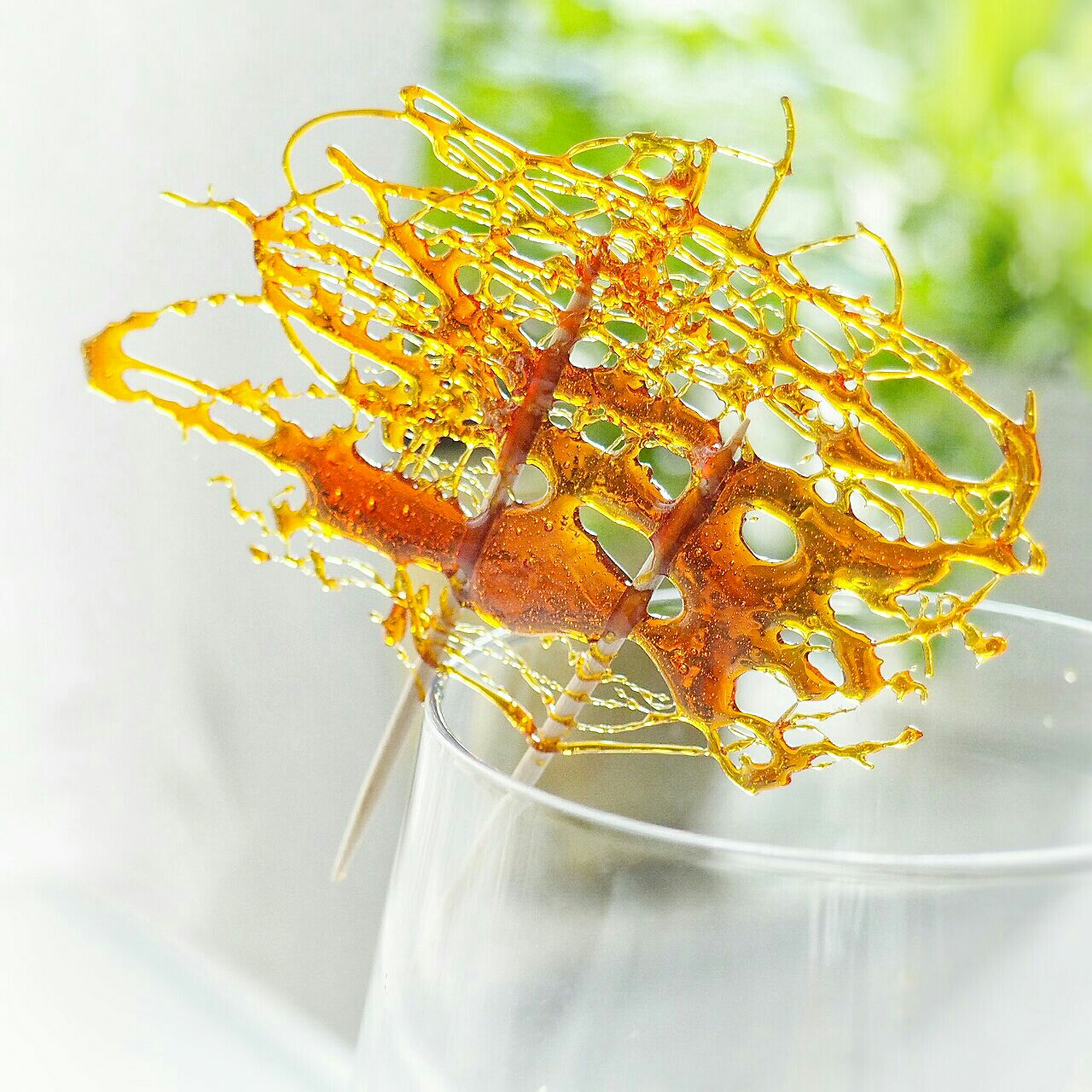 angel做的糖丝碗