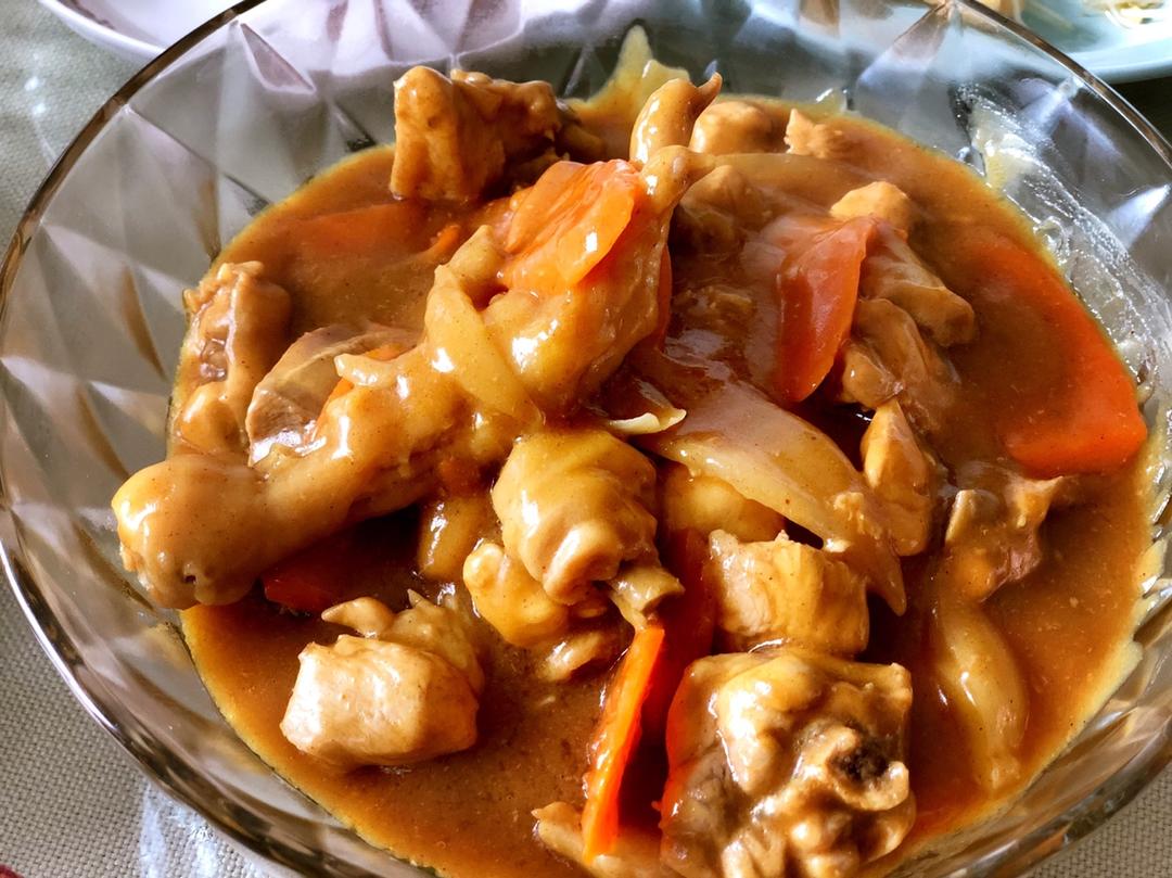 咖喱鸡块饭（百梦多咖喱超级简单版）
