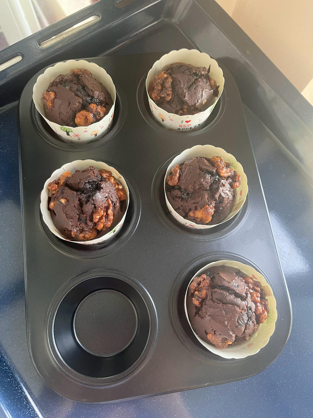 在家做巧克力蘑菇头麦芬蛋糕🍫