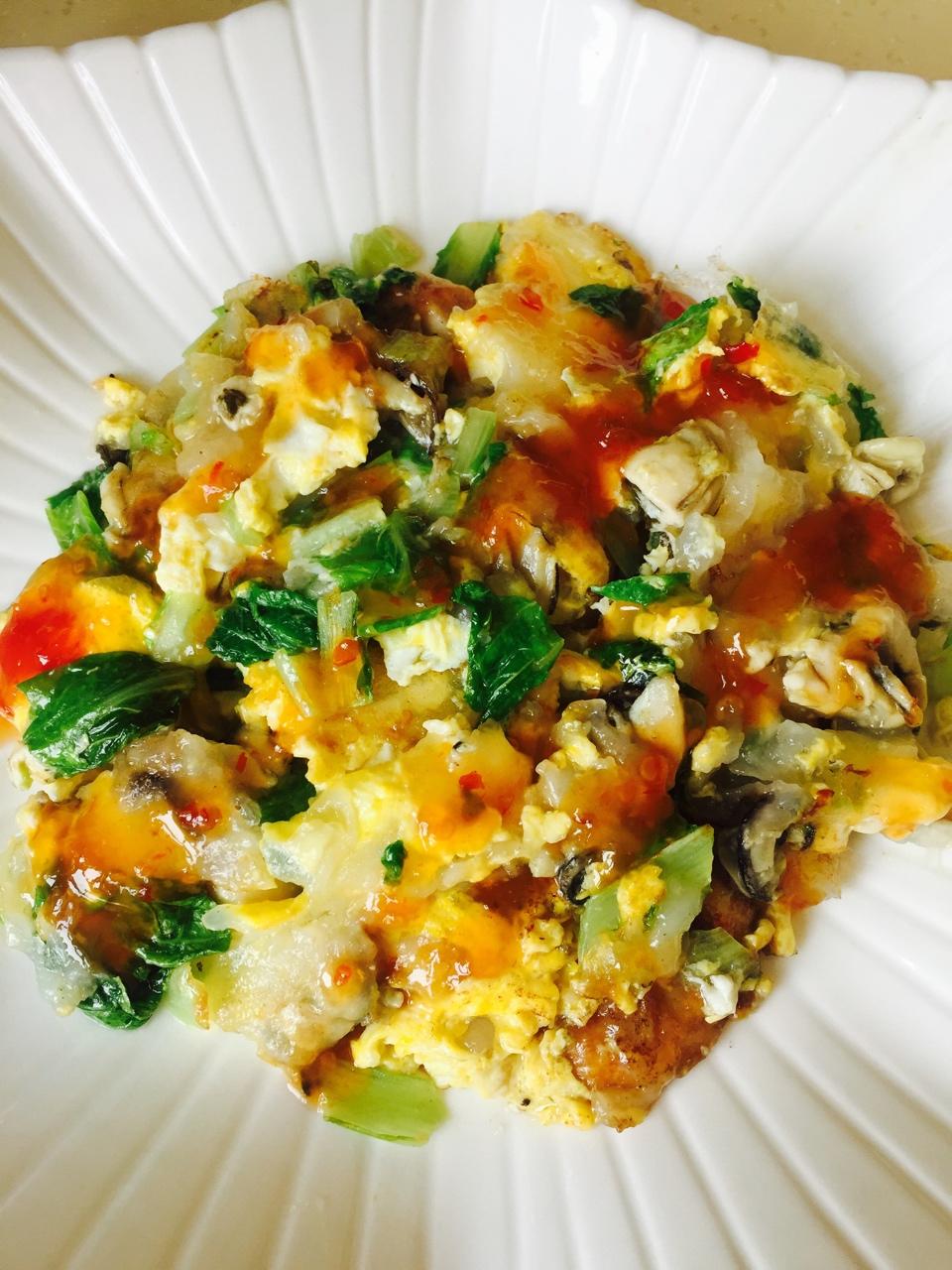 悠悠的味道做的台湾蚵仔煎