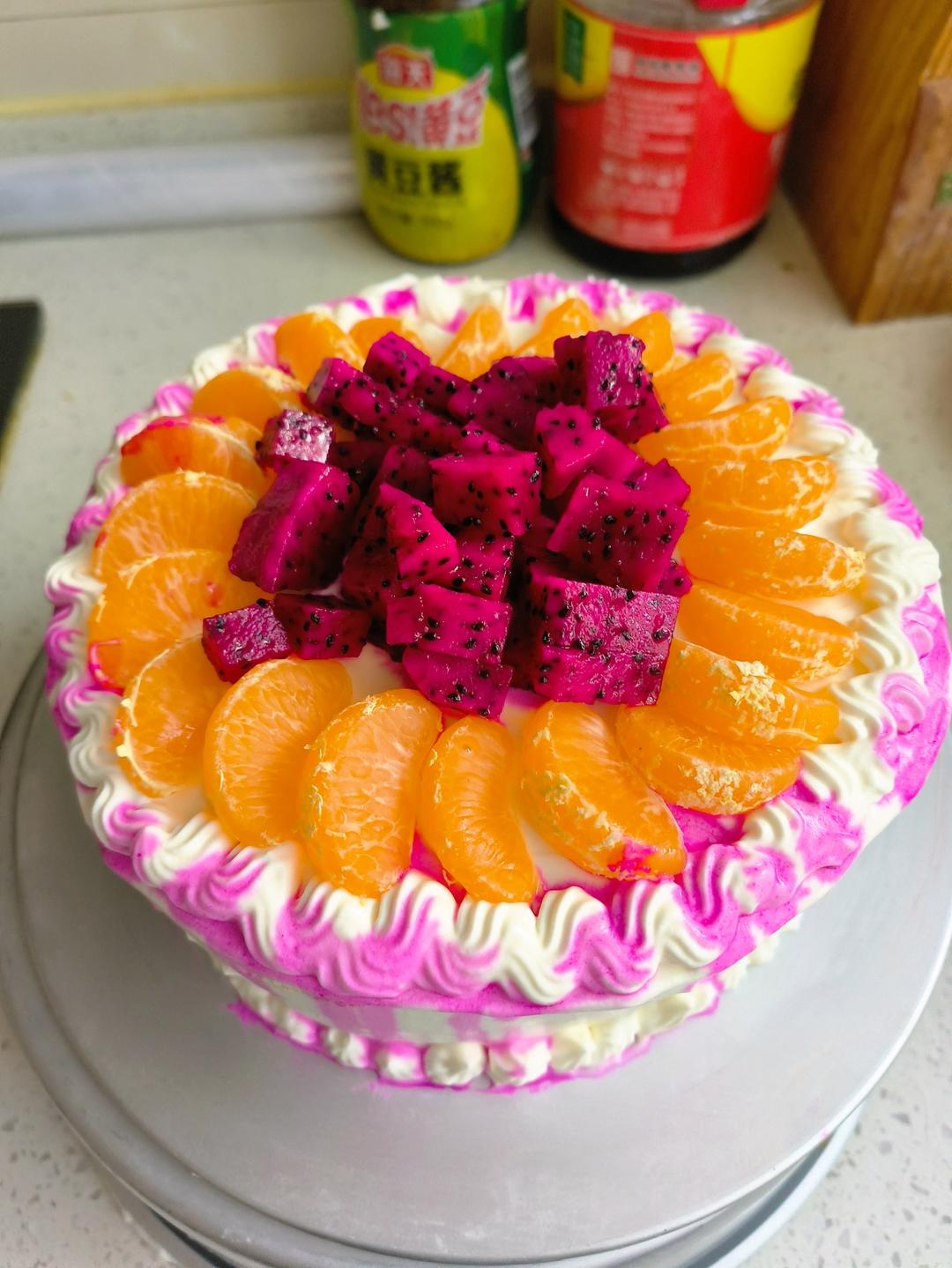 各种简易式水果蛋糕装饰