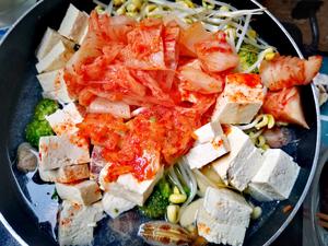 花蛤豆腐泡菜汤的做法 步骤4