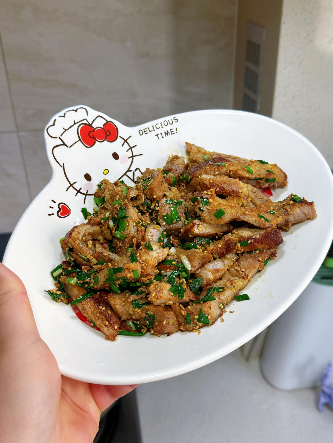 日式风葱烧梅花肉｜十分钟搞定一道硬菜