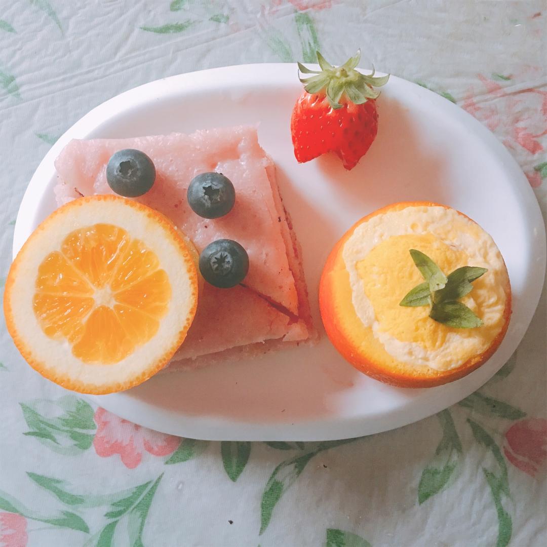 甜橙蒸蛋羹