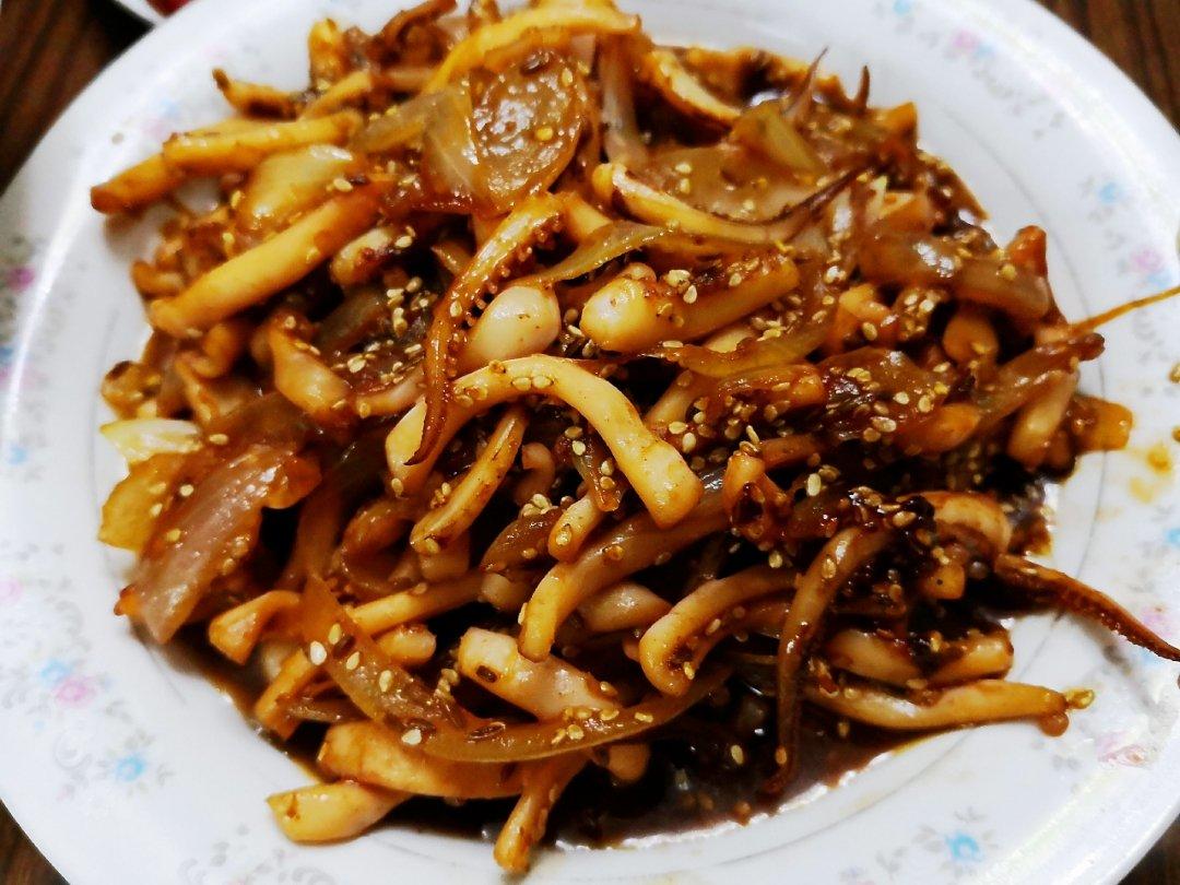 平底锅版铁板鱿鱼