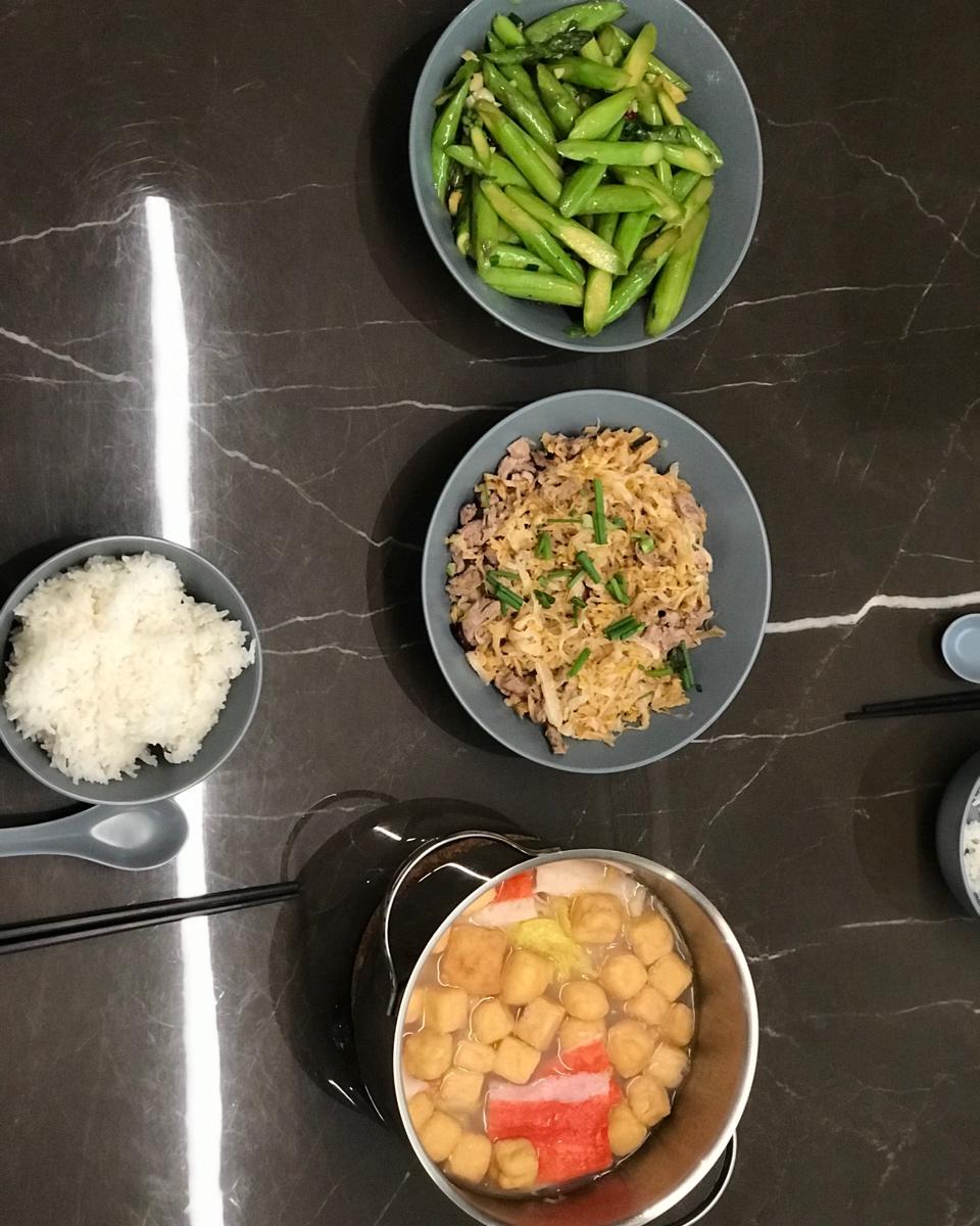 鲜味油淋芦笋