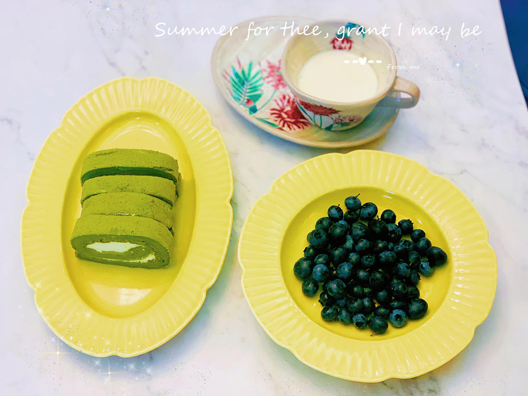 日式抹茶蛋糕卷