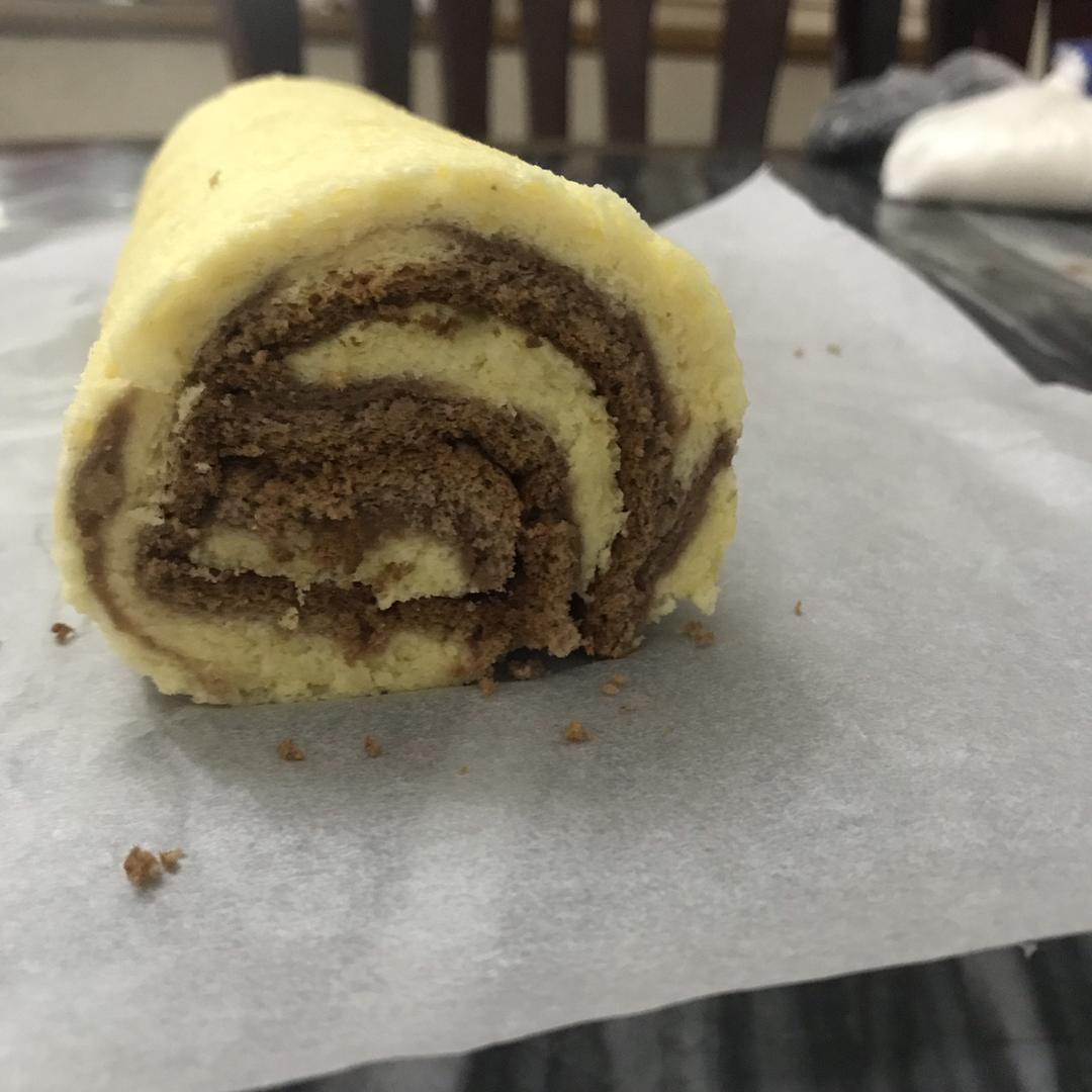 可可旋风蛋糕卷（视频）