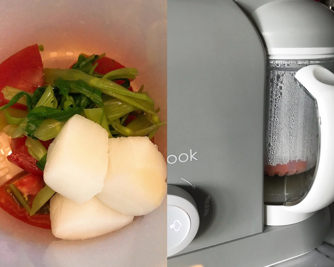 宝宝辅食—有机番茄青菜鳕鱼面的做法 步骤6