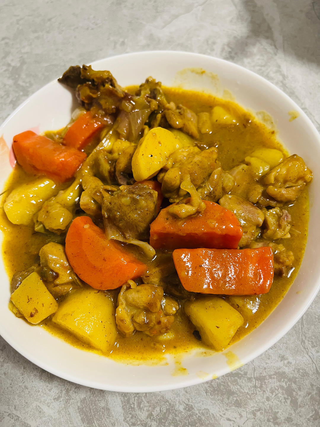 咖喱鸡肉饭
