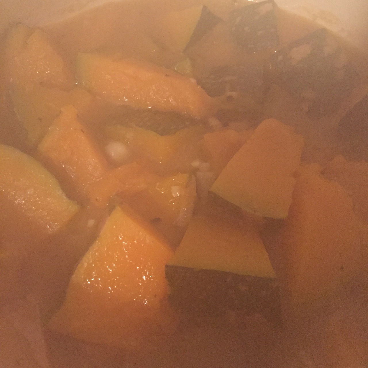 南瓜炖土豆