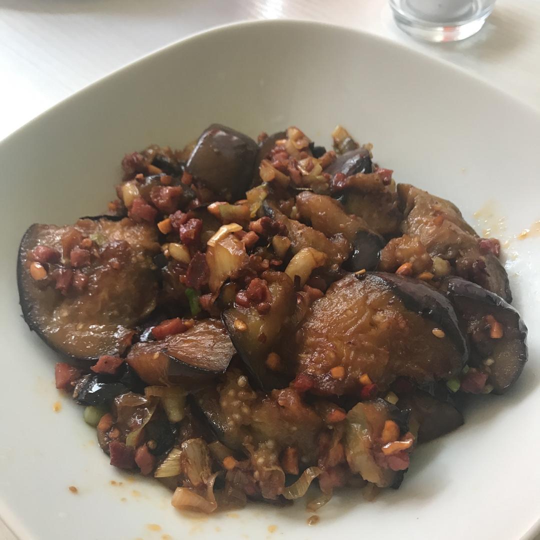 红烧肉沫茄子
