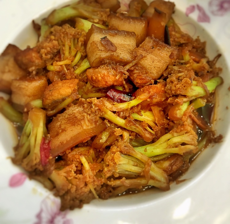 神魂_昂帕帕斯做的花菜烧肉