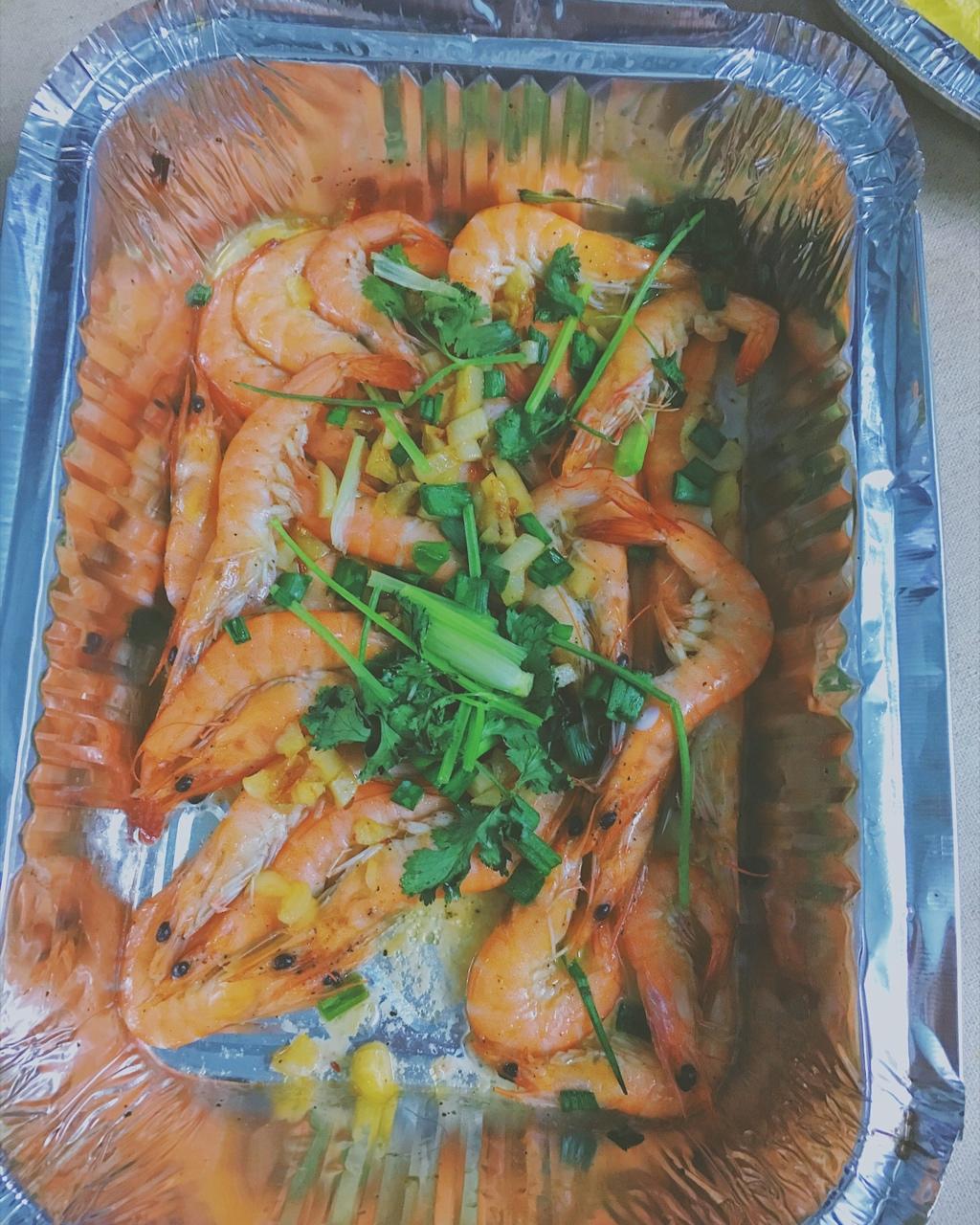 蒜香黄油烤虾