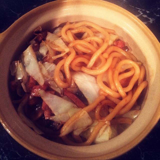 什锦炒乌冬面