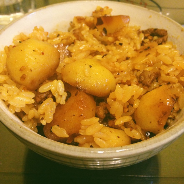 土豆焖饭（电饭锅版）
