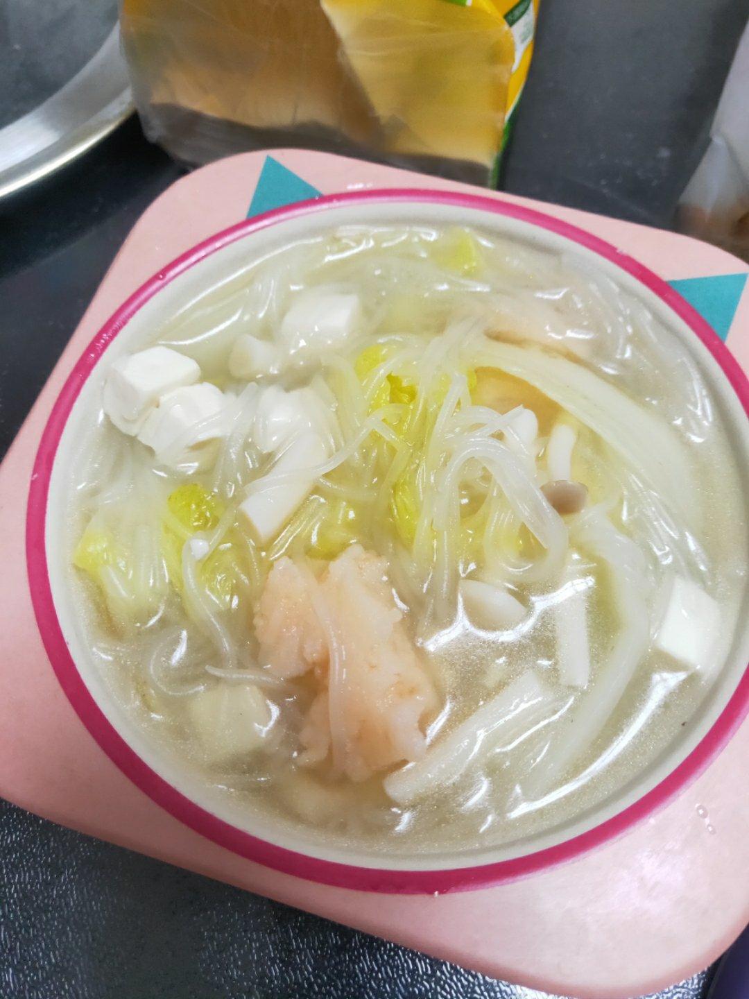 虾滑娃娃菜