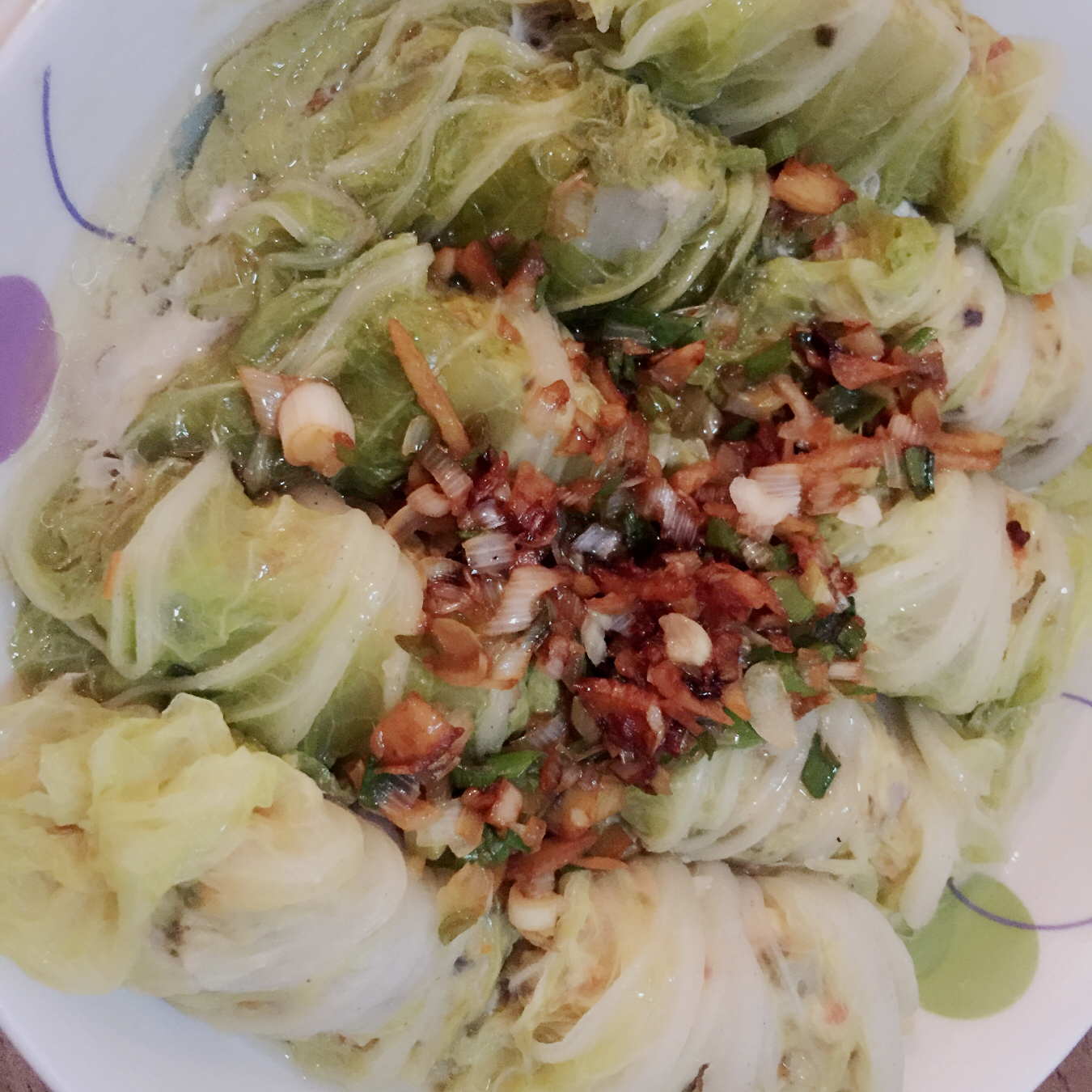 肉酿白菜卷