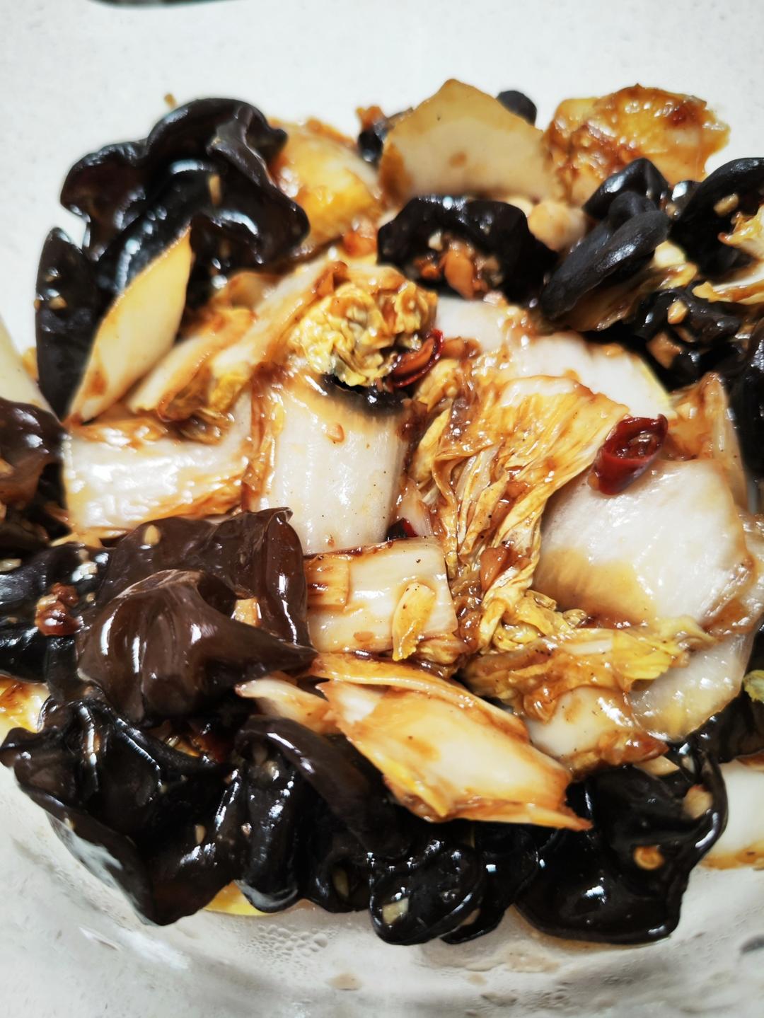 开胃下饭菜！醋溜白菜木耳