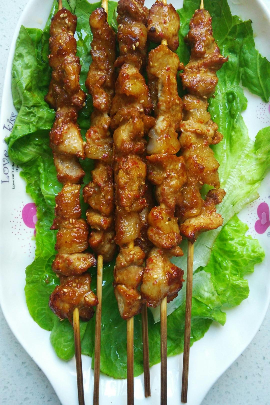 梦梦aini做的烤箱猪肉串