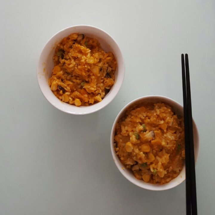 南瓜酱炒饭