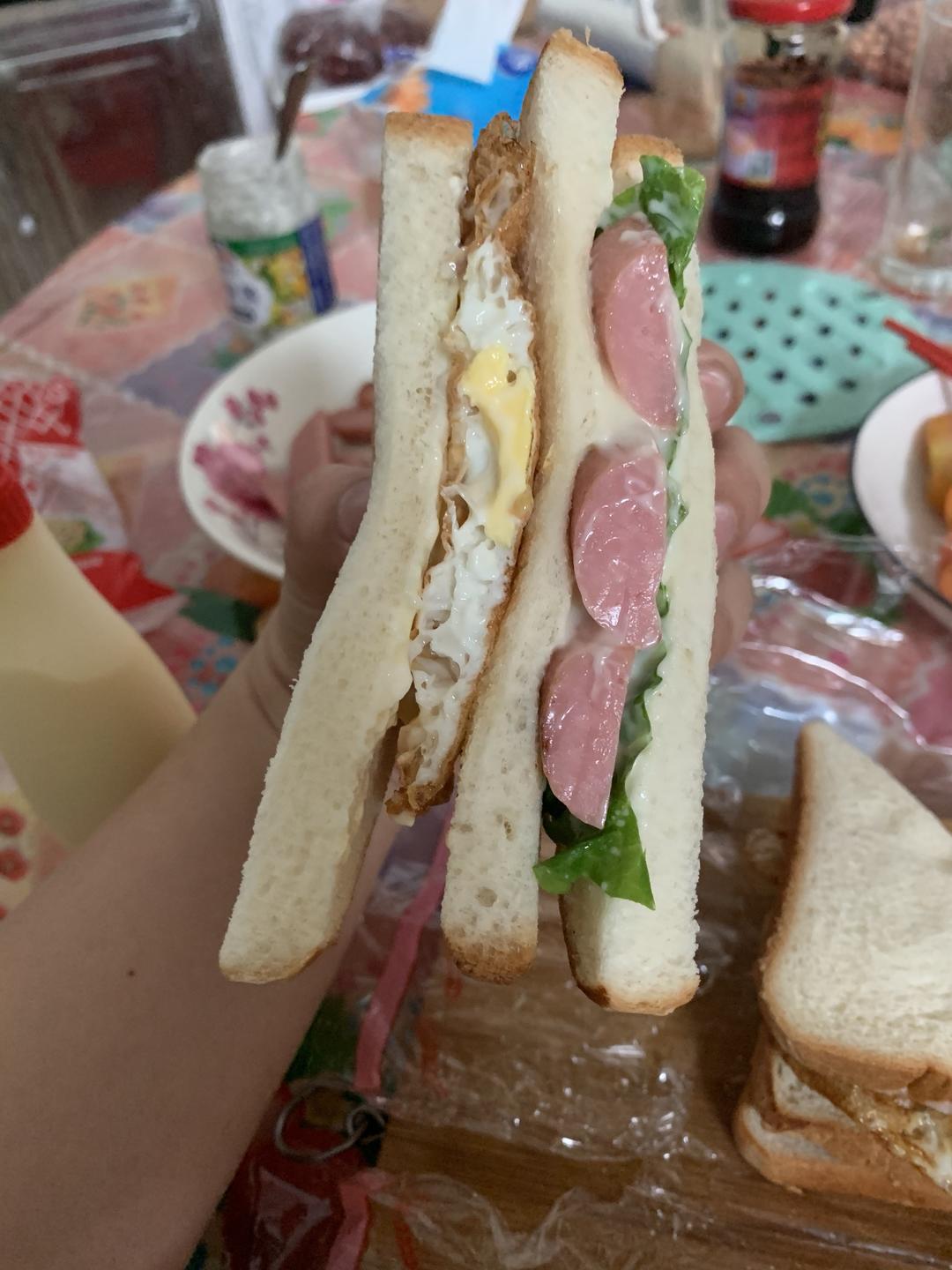 简约三明治（三文治5分钟搞定）