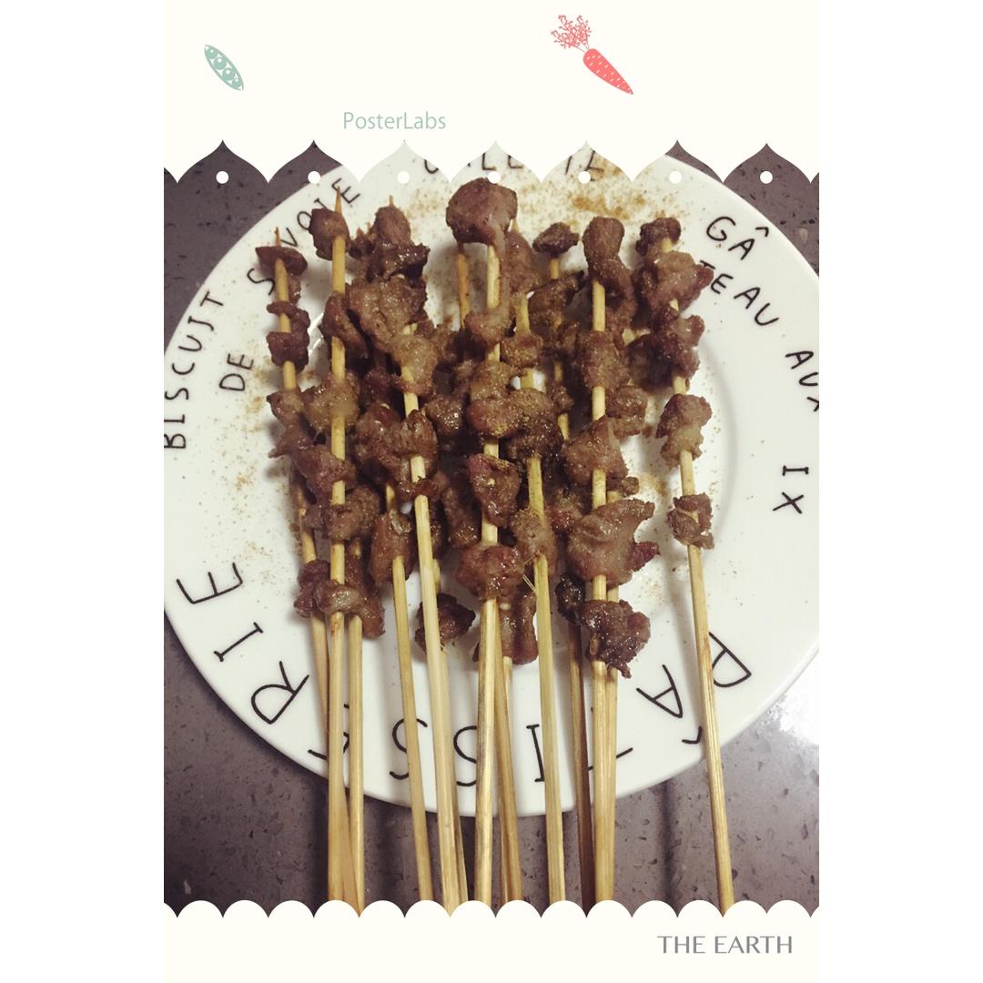 烤箱版新疆羊肉串