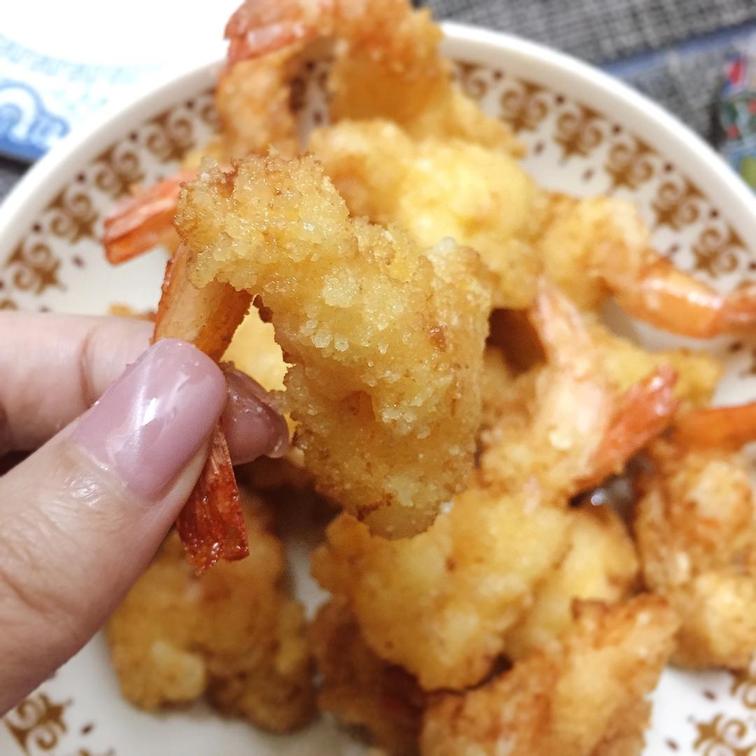面包糠炸虾