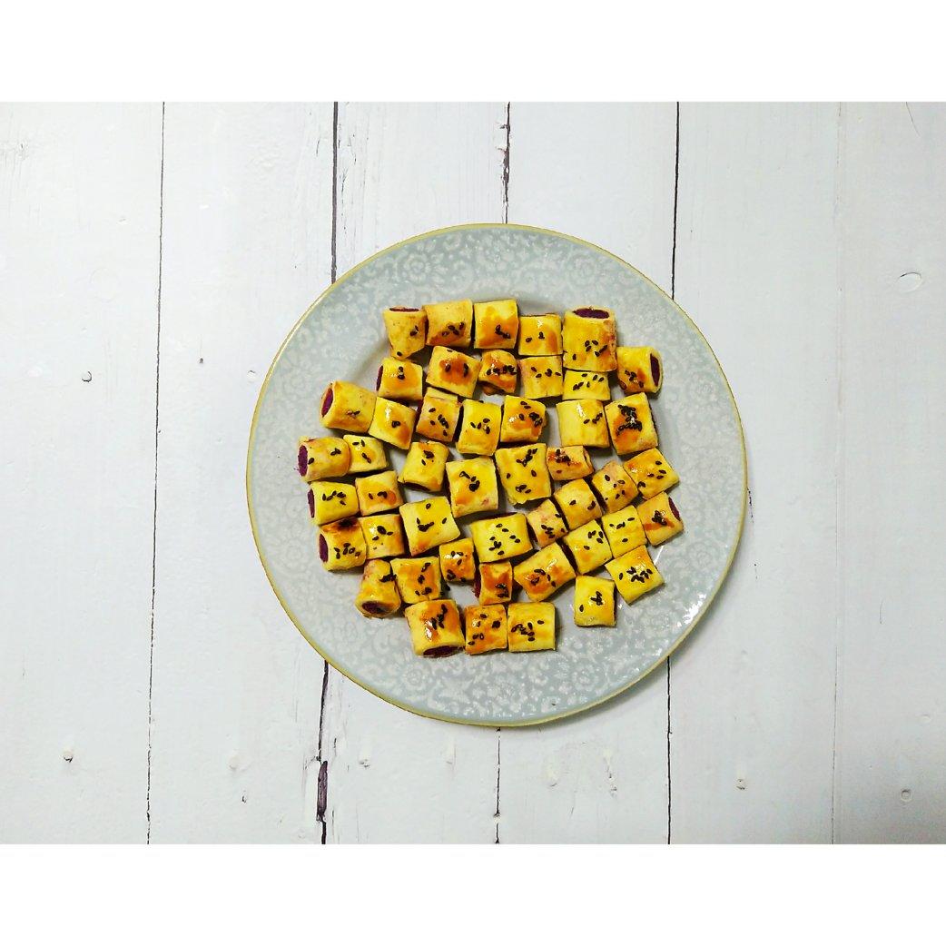 紫薯扭扭酥（简易无油皮版）