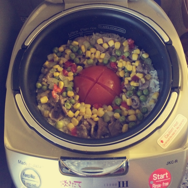 一整个西红柿饭~