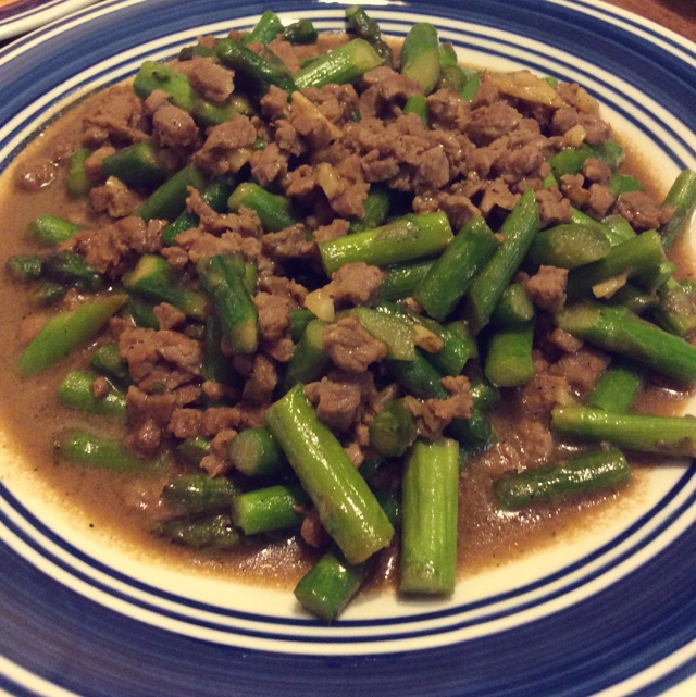 【曼食慢语】蚝油芦笋牛肉粒