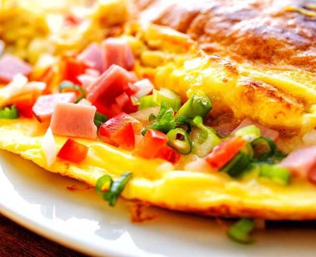 美式早餐彩椒芝士蛋卷 omelet