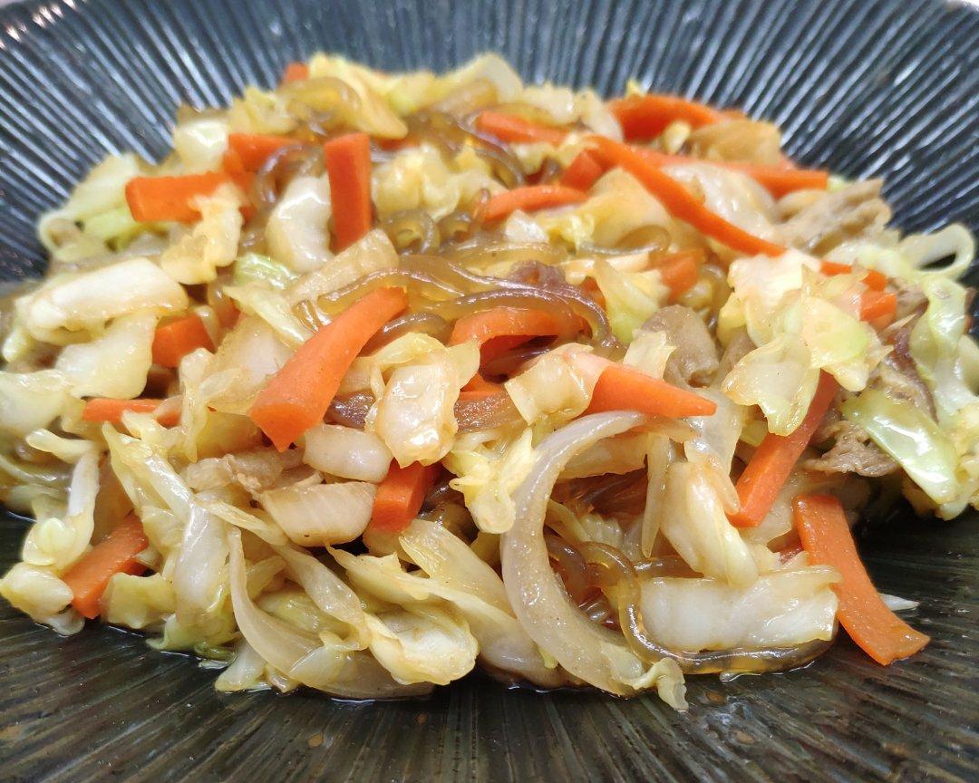 白菜炒粉丝