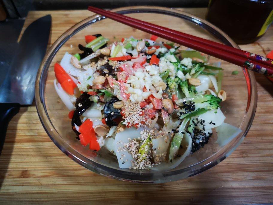 自制凉皮（不用洗面，简单快手，零失败）