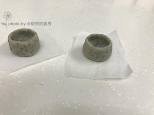 卡通馒头黑芝麻馒头-象形粗陶茶具的做法 步骤8