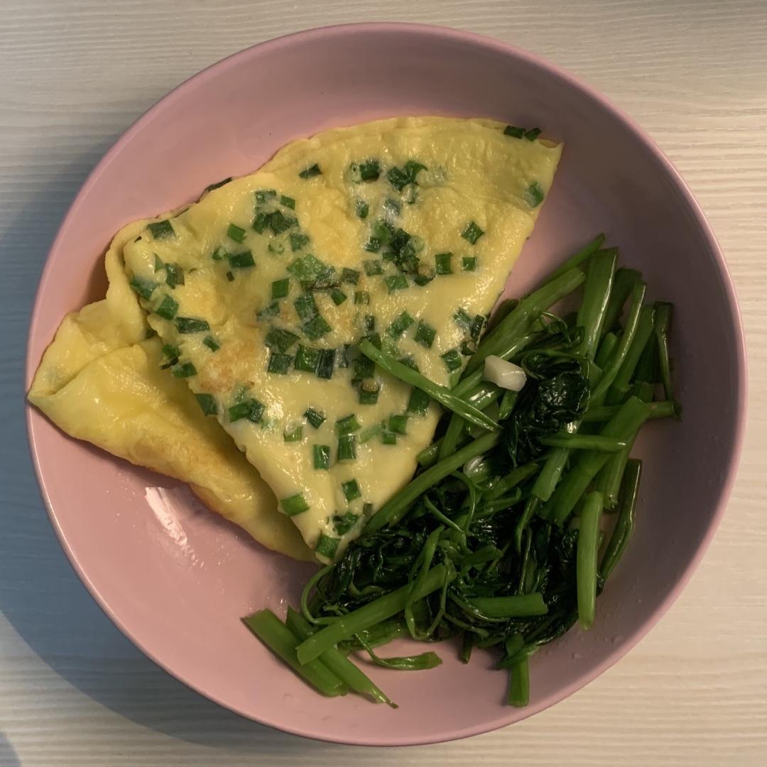 葱花鸡蛋饼