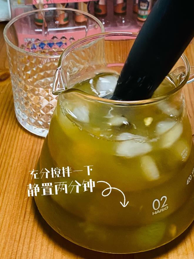 自制快手果汁茶饮品｜葡萄+乌龙茶｜无负担的做法