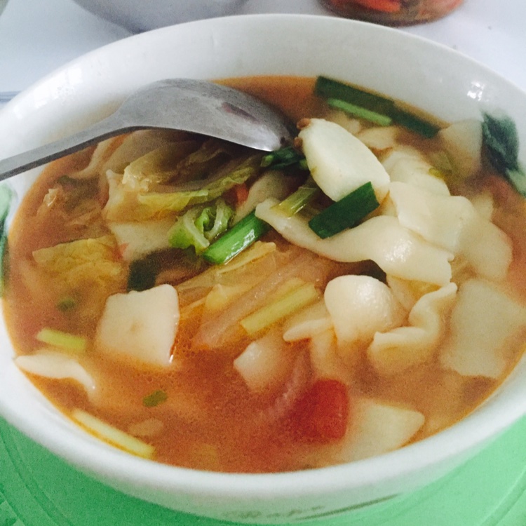 素揪片子（素汤饭）