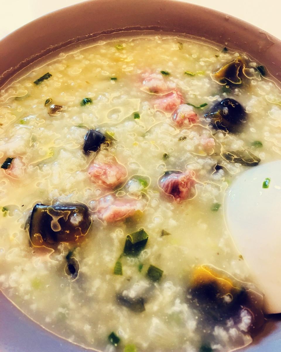 皮蛋瘦肉粥 Pidan & Pork Rice Soup