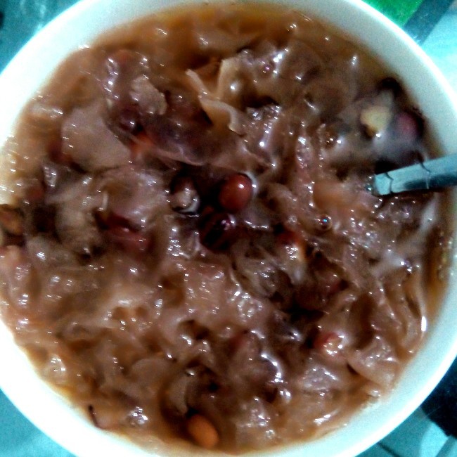红豆银耳羹