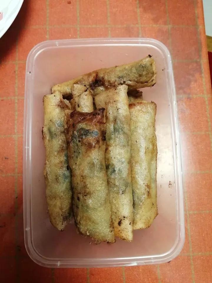 韭黄馅春卷