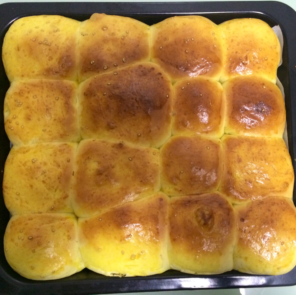 鲜奶油小餐包（一次发酵）