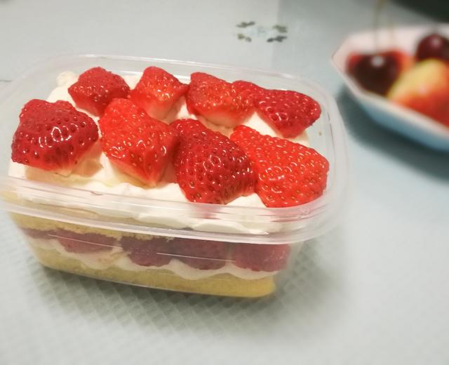 水果奶油蛋糕盒子