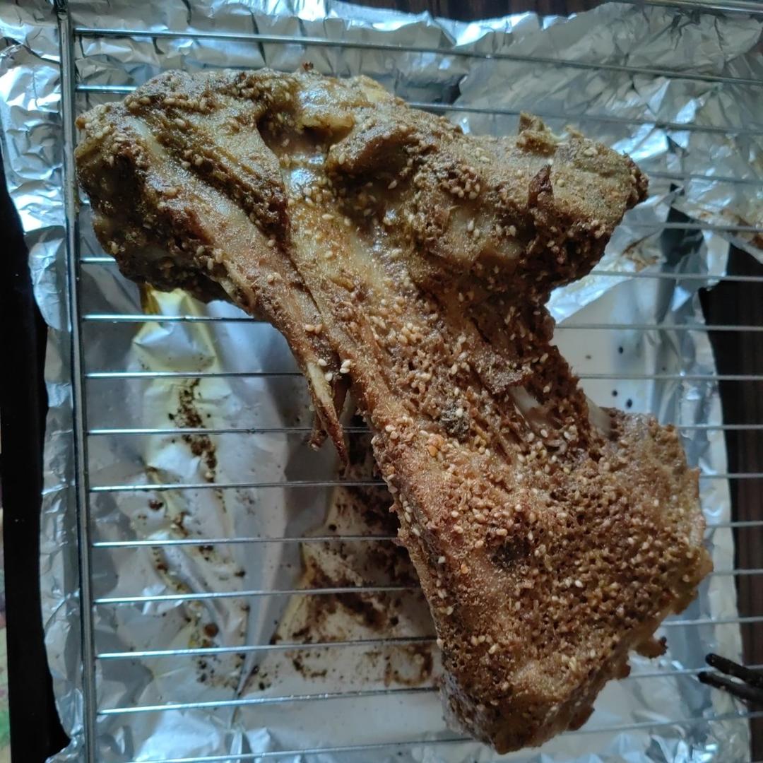 地道蒙餐：烤羊排(家用烤箱版)