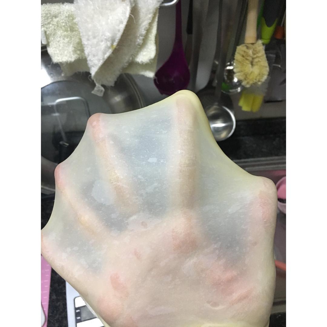 面包机都能揉出手套膜（不用剪刀，面包机出膜最详细指导）