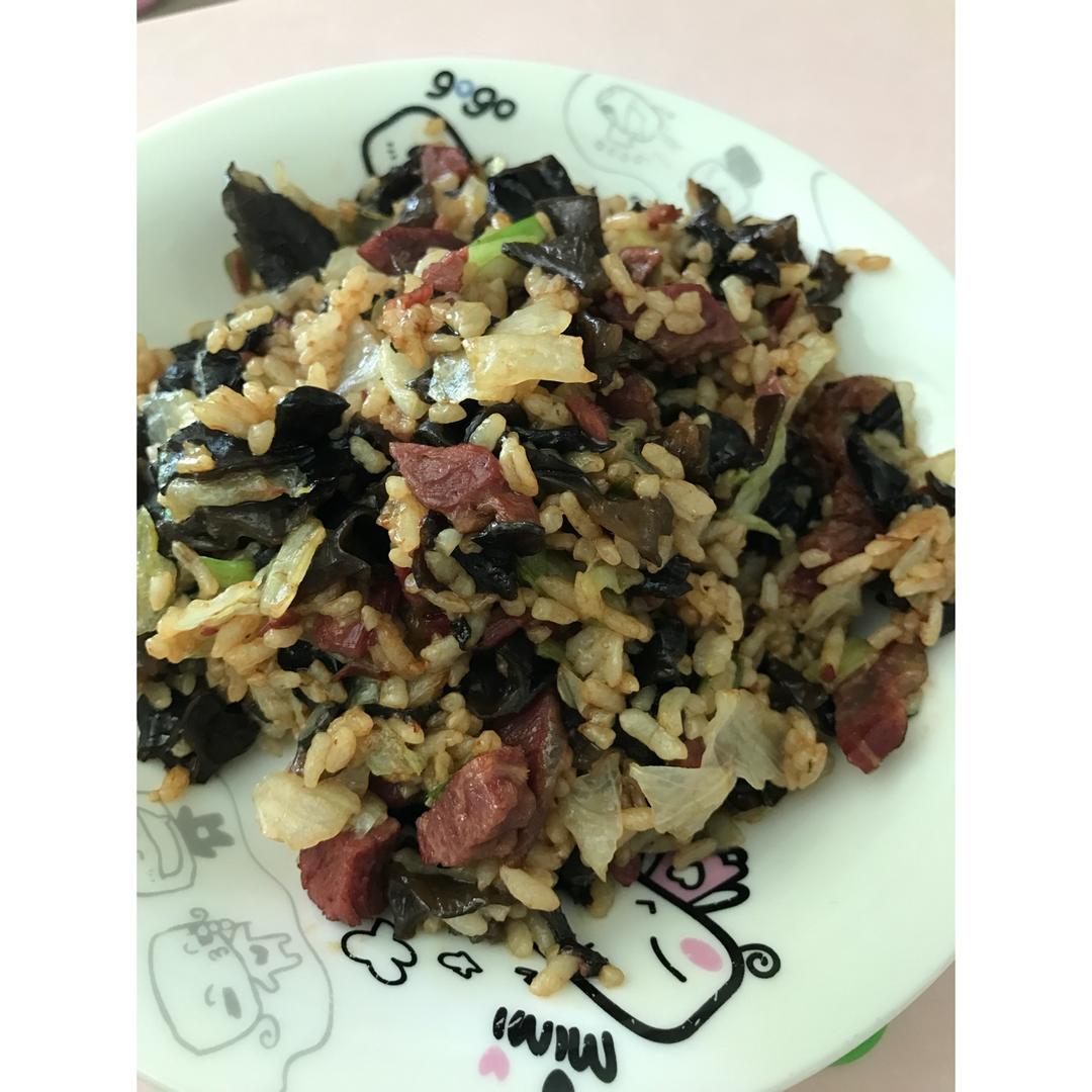 酱油素炒饭
