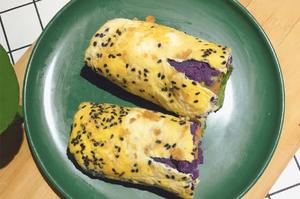 减脂餐❣️鸡蛋紫薯饼的做法 步骤4