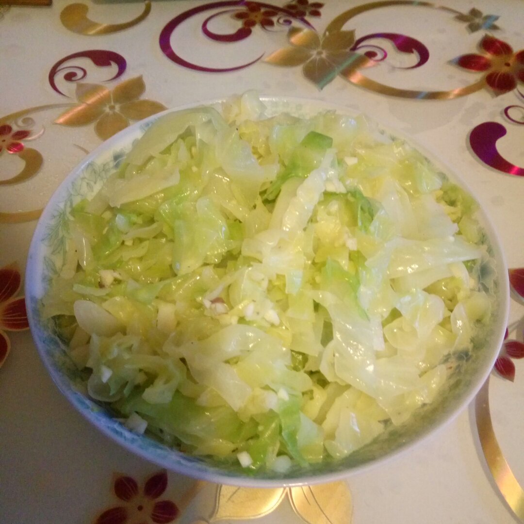 炝拌香辣甘蓝丝